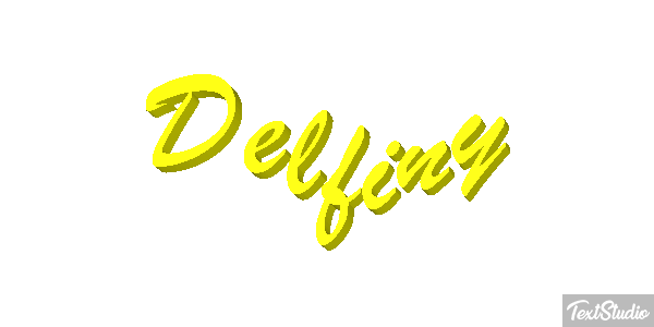 Delfiny Efekt tekstowy