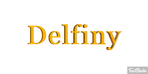 Delfiny Efekt tekstowy