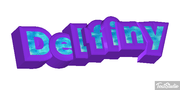 Delfiny Efekt tekstowy