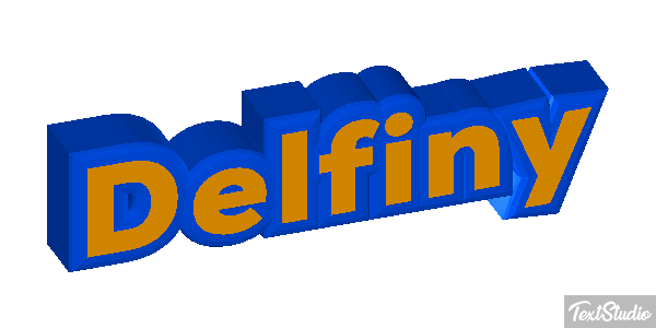 Delfiny Efekt tekstowy