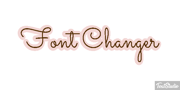 Font Changer Texteffekt