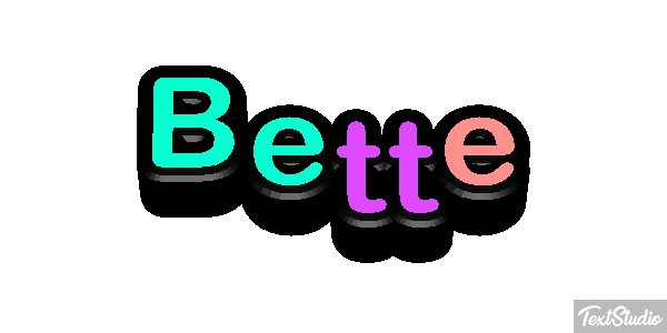 Bette Text effect