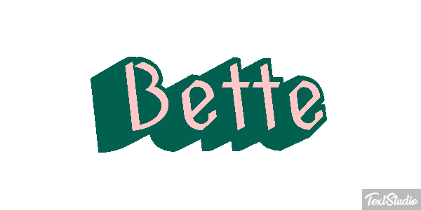 Bette Text effect