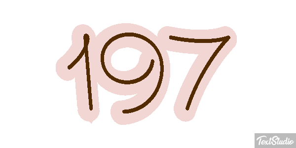 197 Efecto de texto