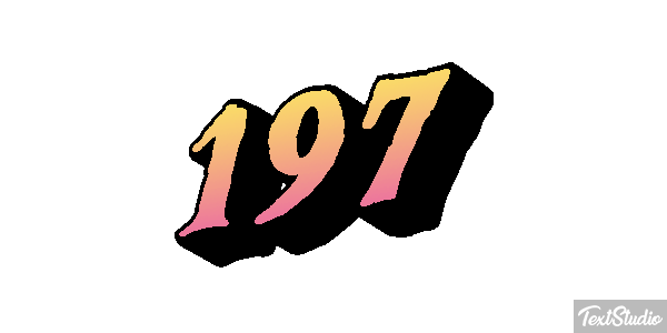 197 Efecto de texto