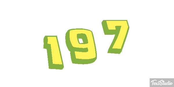 197 Efecto de texto