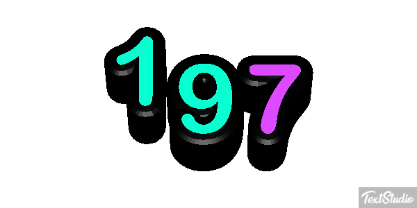 197 Efecto de texto