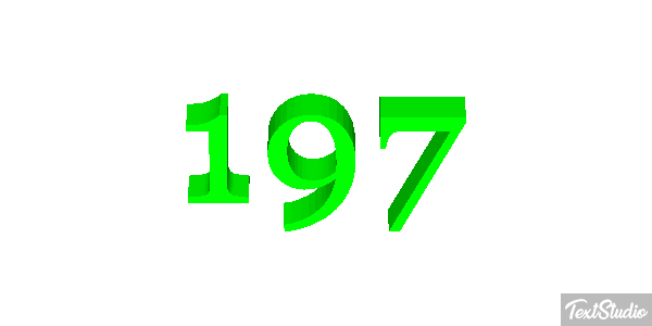 197 Efecto de texto