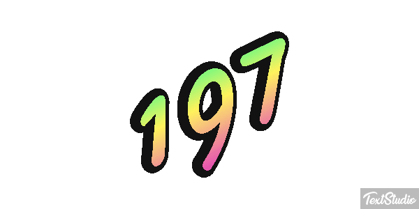 197 Efecto de texto