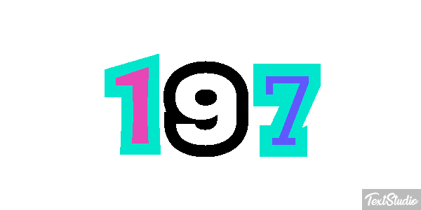 197 Efecto de texto