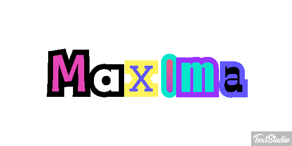 Maxima Efekt tekstowy