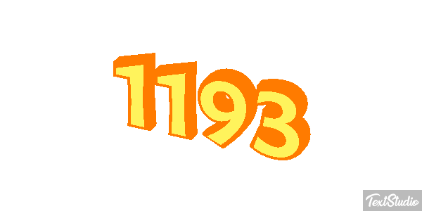 1193 Text effect
