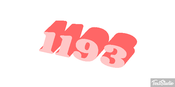 1193 Text effect