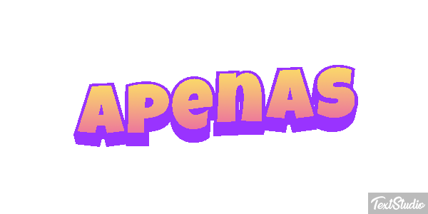Apenas Efeito do texto