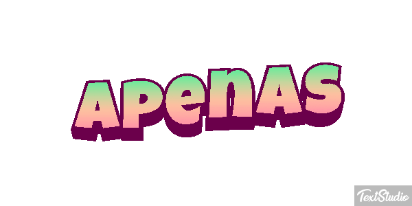 Apenas Efeito do texto
