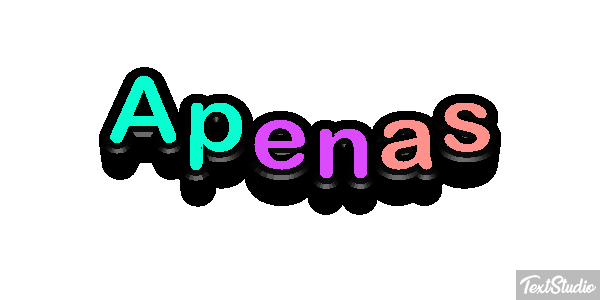 Apenas Efeito do texto