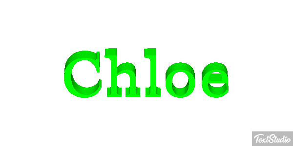 Chloe Text effect