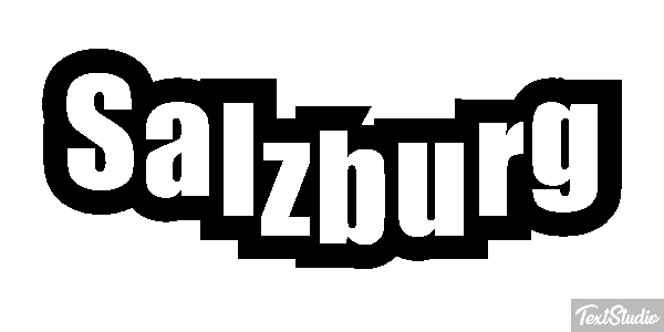 Salzburg Texteffekt