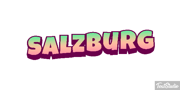 Salzburg Texteffekt