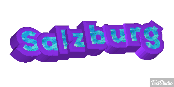 Salzburg Texteffekt