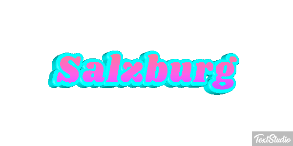 Salzburg Texteffekt