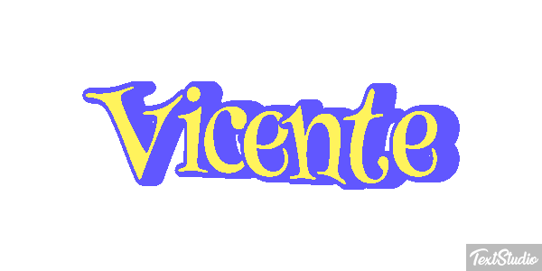 Vicente Efecto de texto