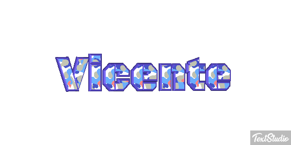 Vicente Efecto de texto