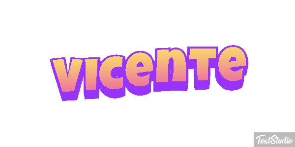 Vicente Efecto de texto