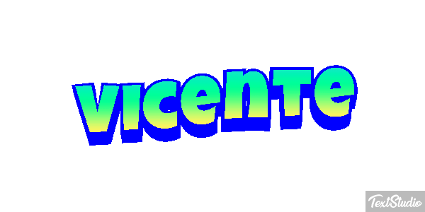 Vicente Efecto de texto