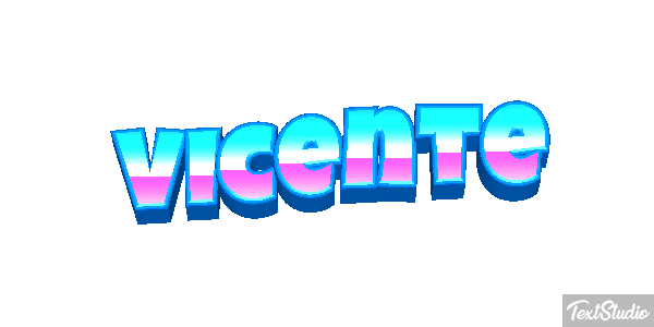 Vicente Efecto de texto