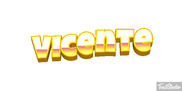 Vicente Efecto de texto