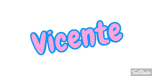 Vicente Efecto de texto