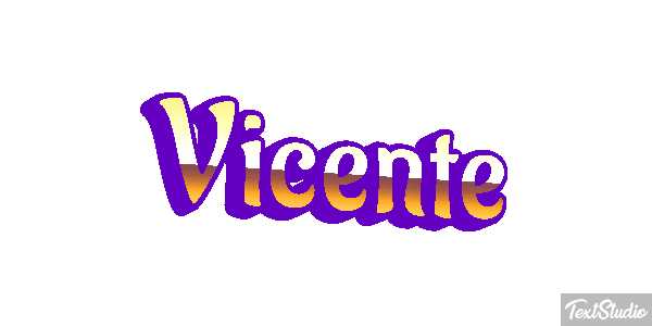 Vicente Efecto de texto