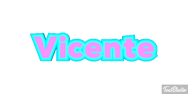 Vicente Efecto de texto