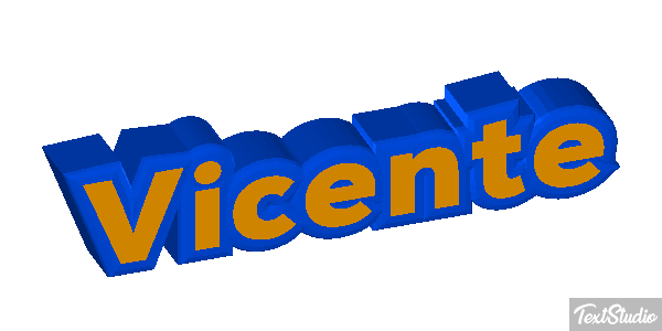 Vicente Efecto de texto