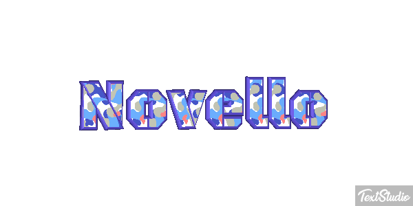 Novello Efecto de texto