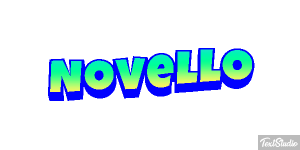Novello Efecto de texto