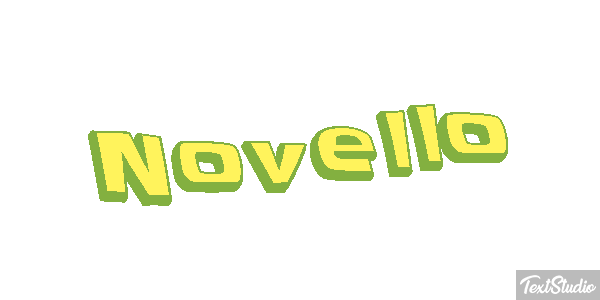 Novello Efecto de texto