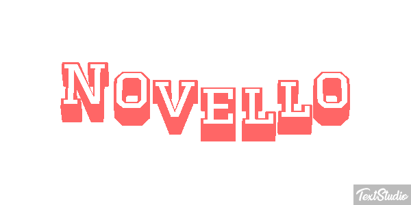 Novello Efecto de texto