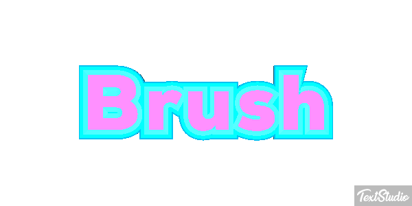 Brush Efekt tekstowy