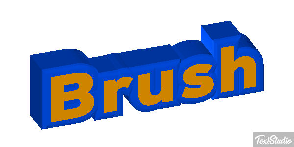 Brush Efekt tekstowy