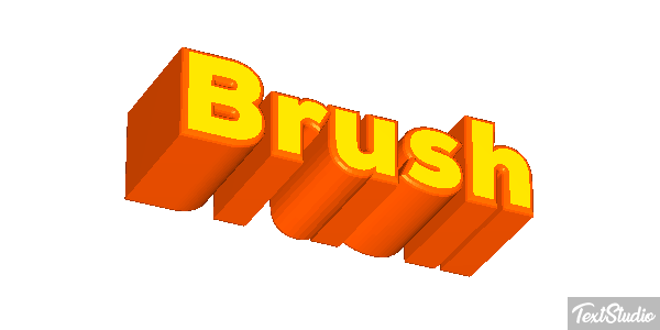 Brush Efekt tekstowy