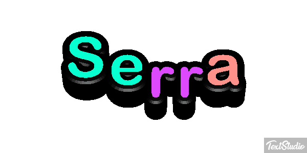 Serra Efeito do texto