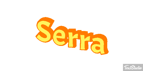 Serra Efeito do texto