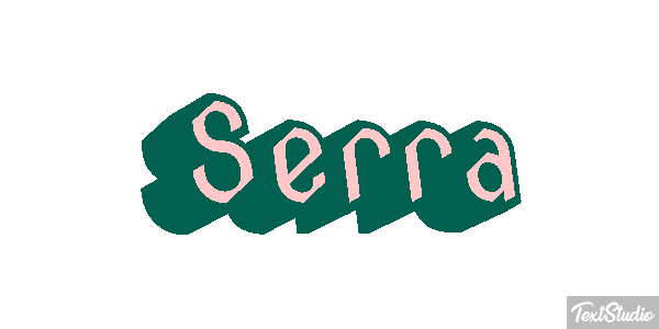 Serra Efeito do texto