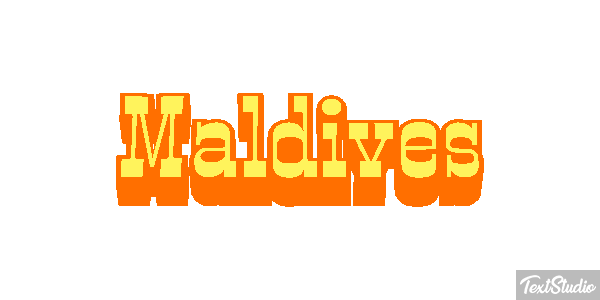Maldives Text effect