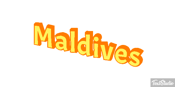 Maldives Text effect