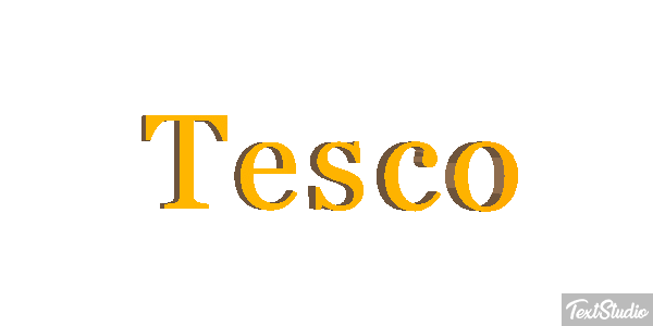 Tesco Effetto testo