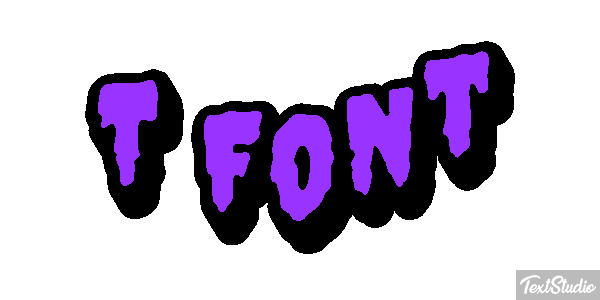 T Font Text effect