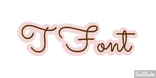 T Font Text effect